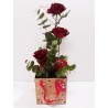 San Valentin caja 3 rosas